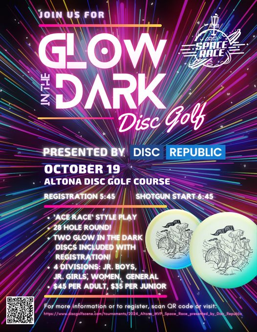 Glow in the Dark Disc Golf